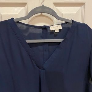 Loft Outlet Navy Blue Blouse XL